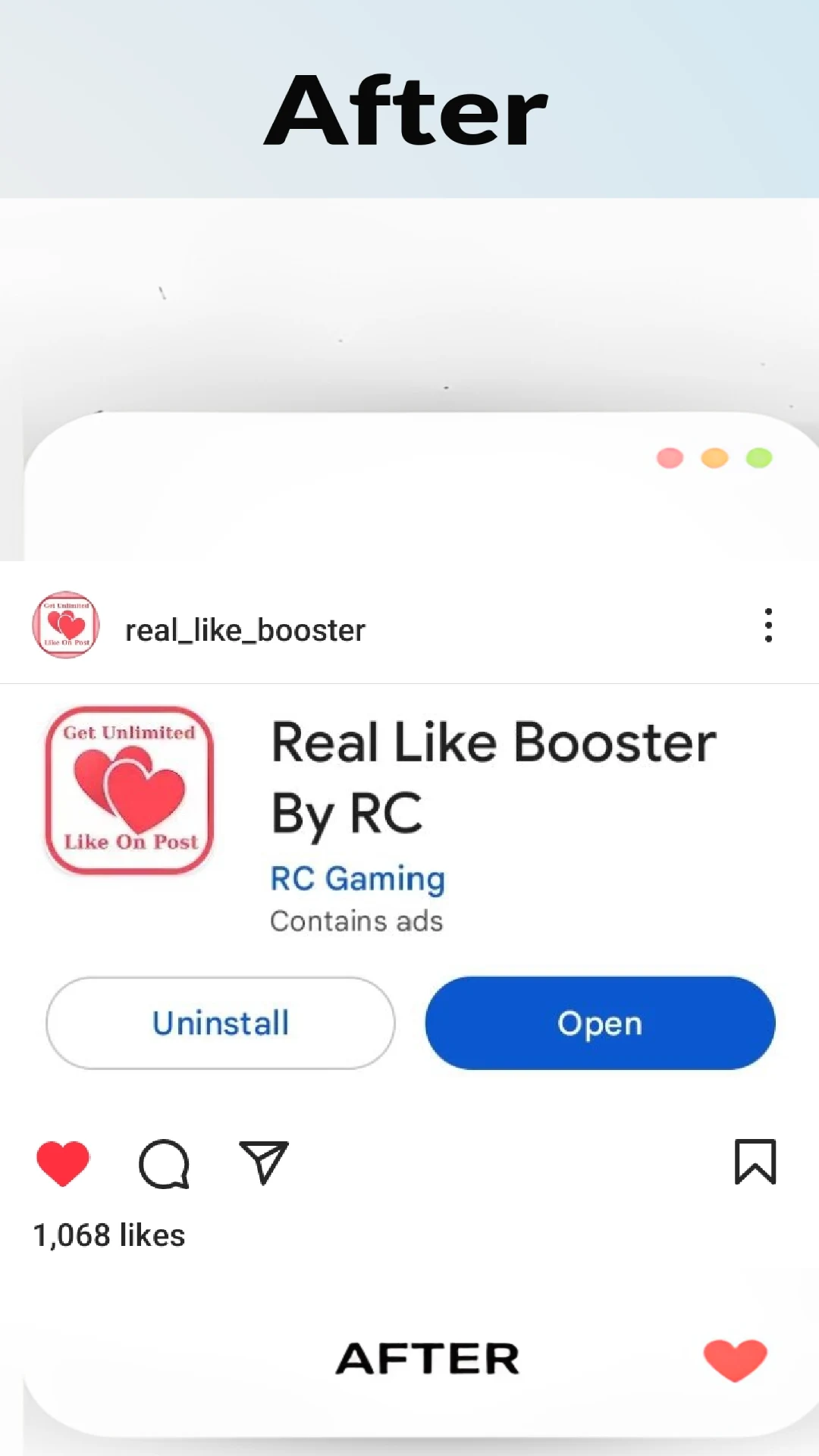 RC Real Like Follower Booster screenshot
